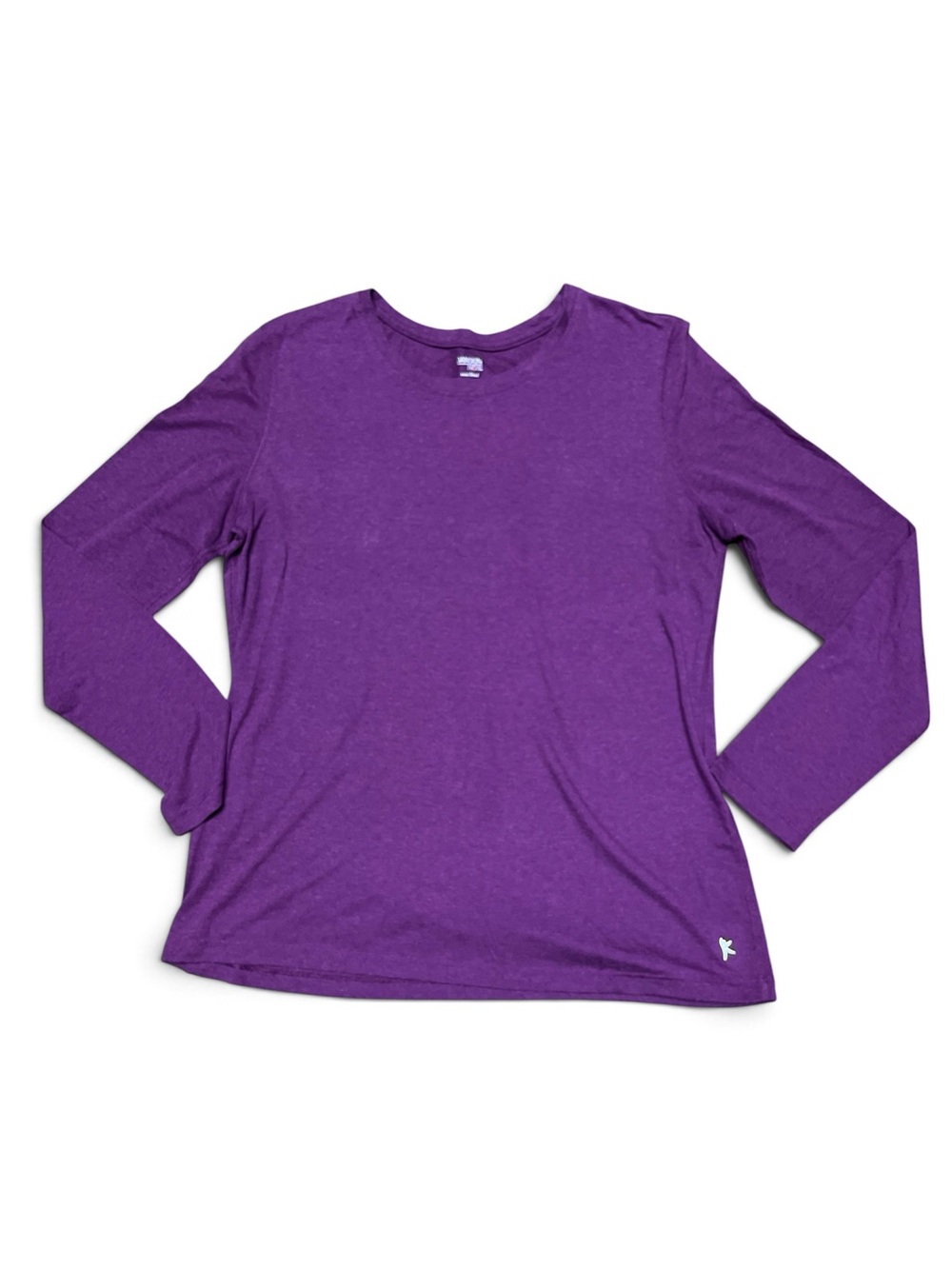 Danskin Now Purple Long-Sleeve Crewneck Top